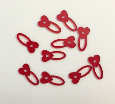 Анкер акриловый #10, красный, 10шт