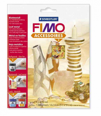 FIMO Металлическая фольга многоцветие, 14x14
