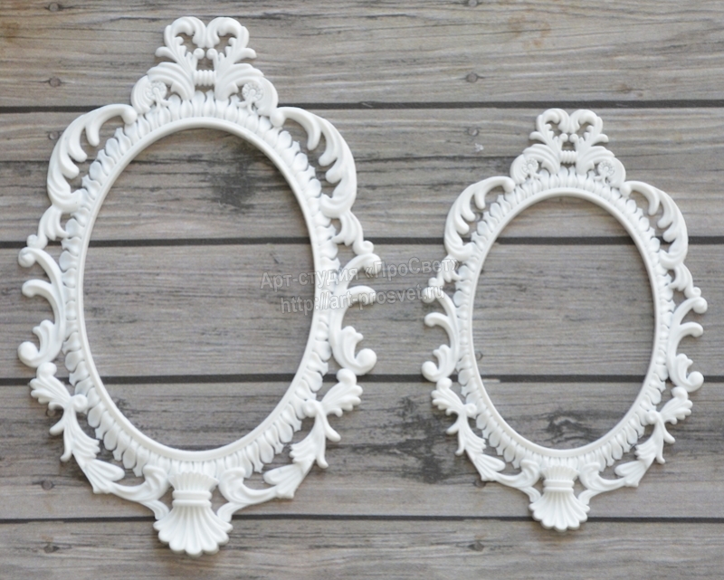 Молд "Рамка в стиле рококо 1" большая