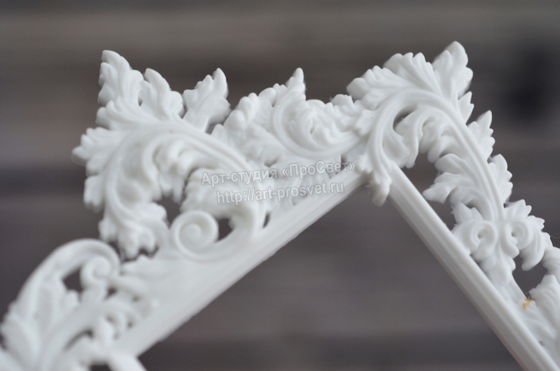 Молд "Прямоугольный багет в стиле рококо"