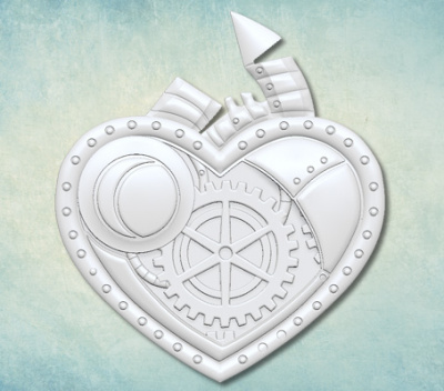 Молд "Сердце Стим-Панк" (XS)