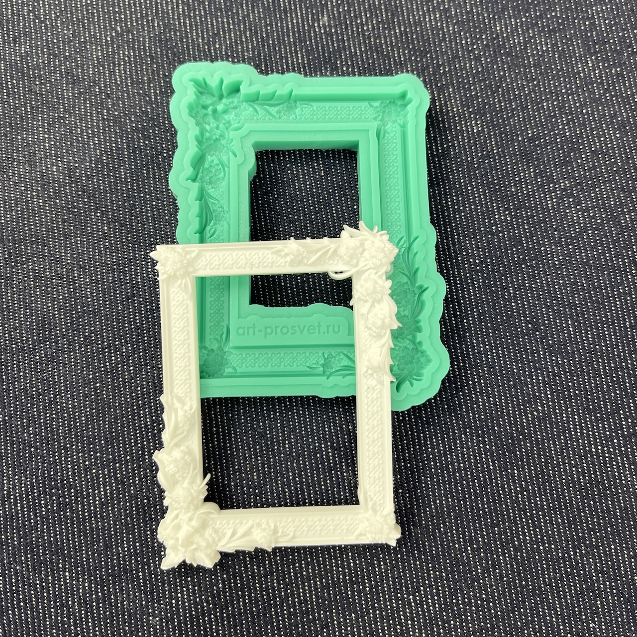 Молд рамка "Цветы и птицы" (M)