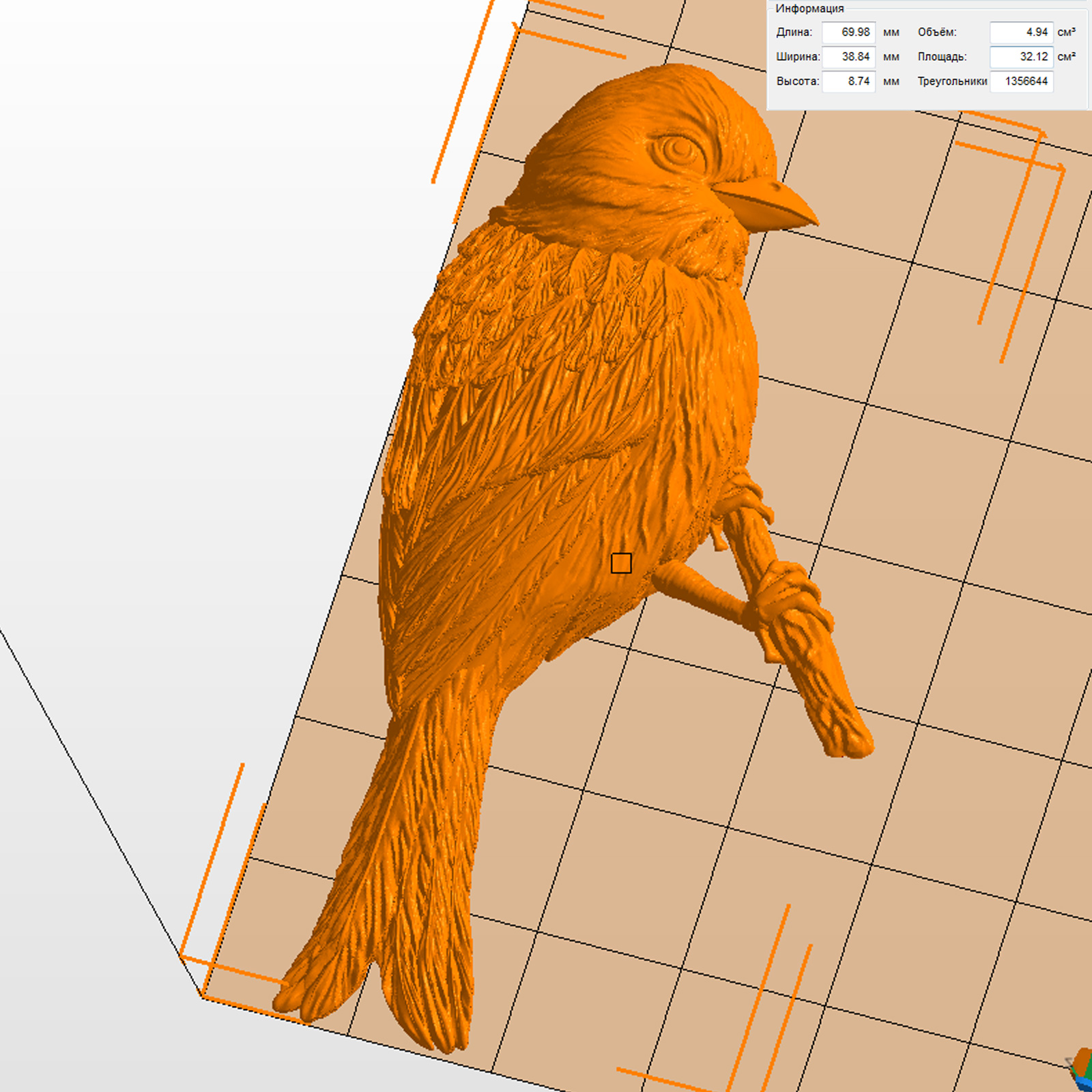 Молд "Птица" правый (M)