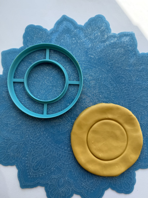 Форма-нож для теста, мастики, глины, по мотивам Игры в кальмара "Круг"