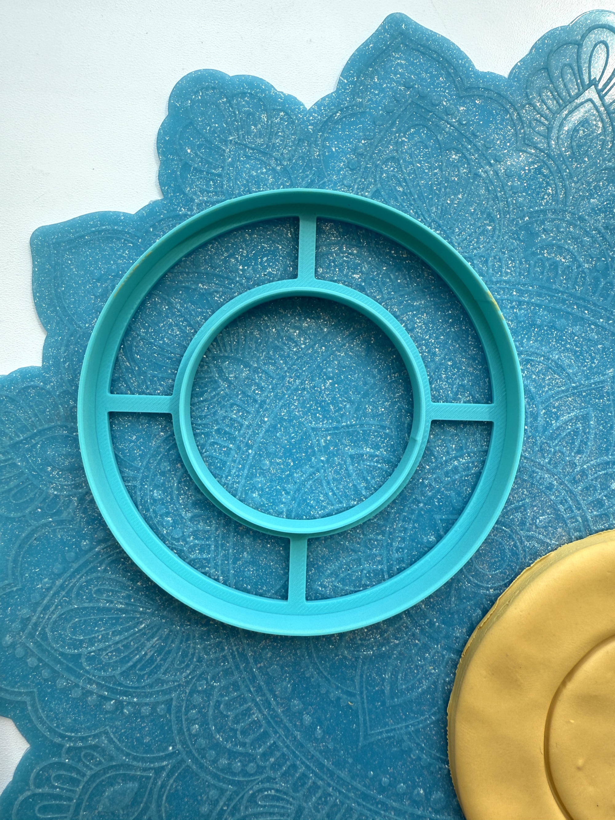 Форма-нож для теста, мастики, глины, по мотивам Игры в кальмара "Круг"