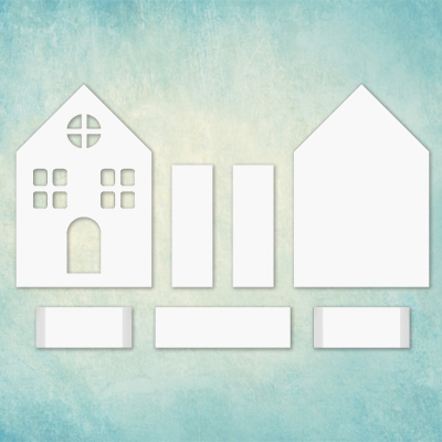 Молд конструктор "Домик" (XS) прозрачный 