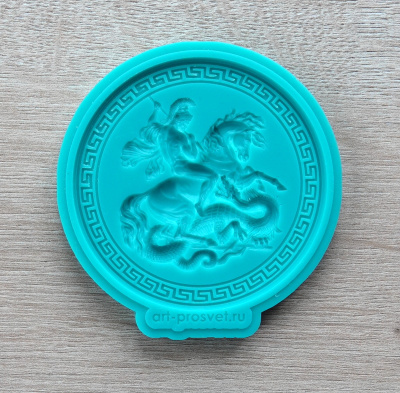 Молд панно "Георгий змееборец" (M)