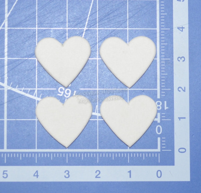 Набор сердечек 3, 12 шт