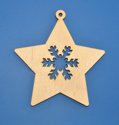 Деревянная заготовка "Ёлочная игрушка"