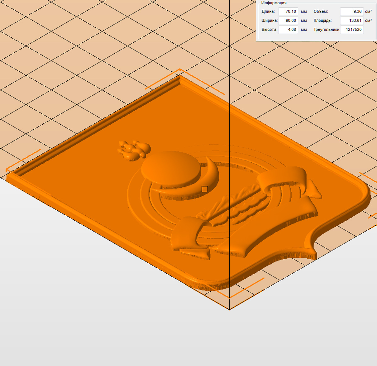 Молд "Герб Бурятии" (L)