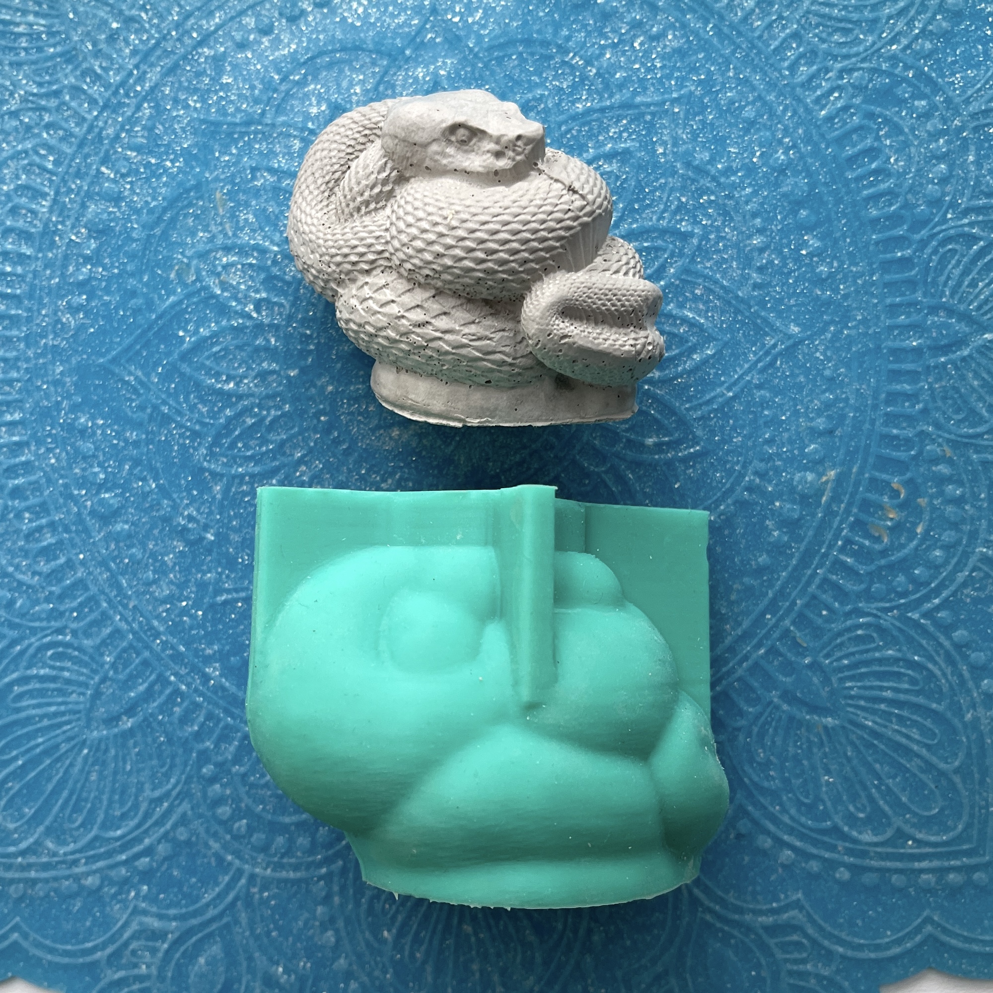 3D-молд "Змея в клубке 2" (M)