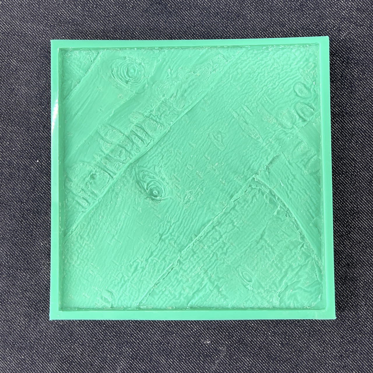 Молд плитка "Кора яблони 2" авторская ручная работа (XL)