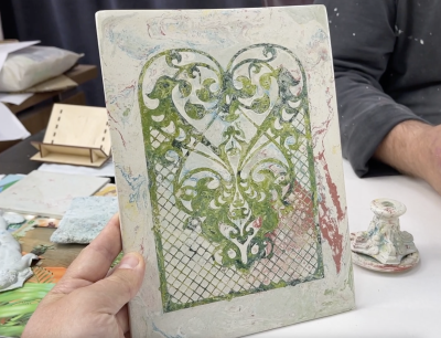 Мастер-класс №25 "Жидкая Скальоле"