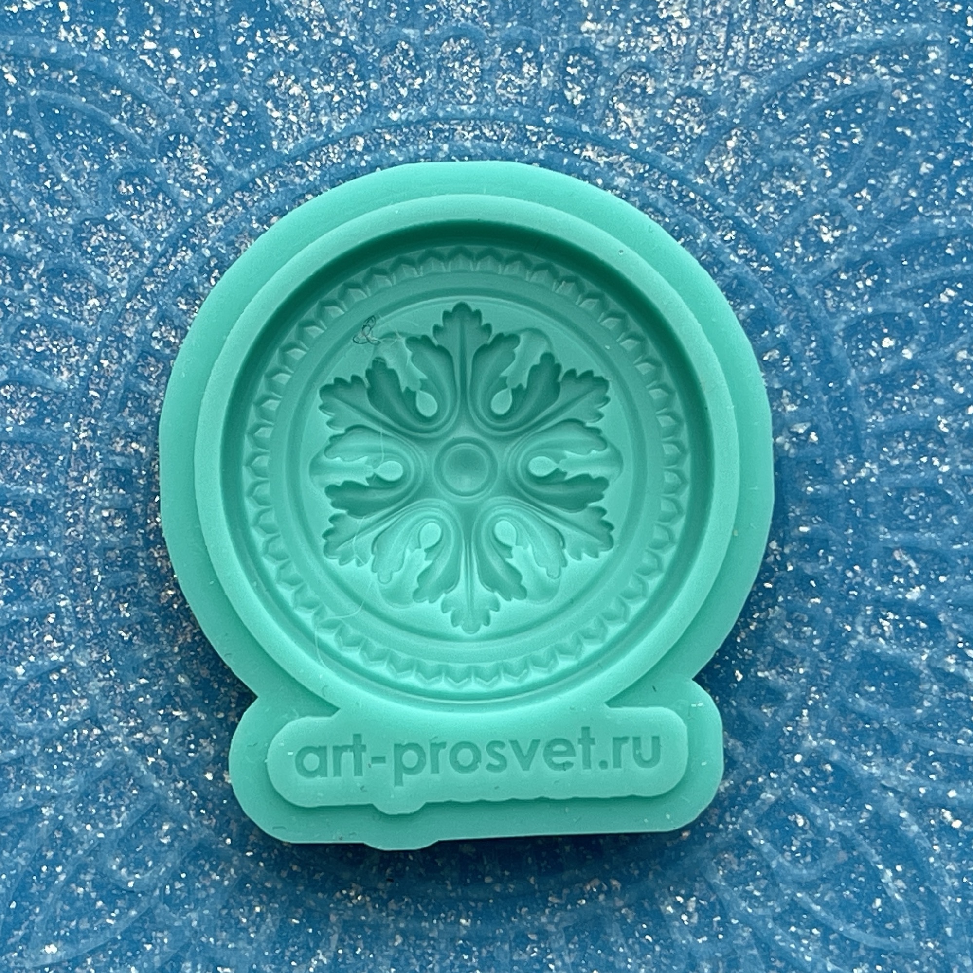 Молд "Элемент декора "Розетка" (XS)