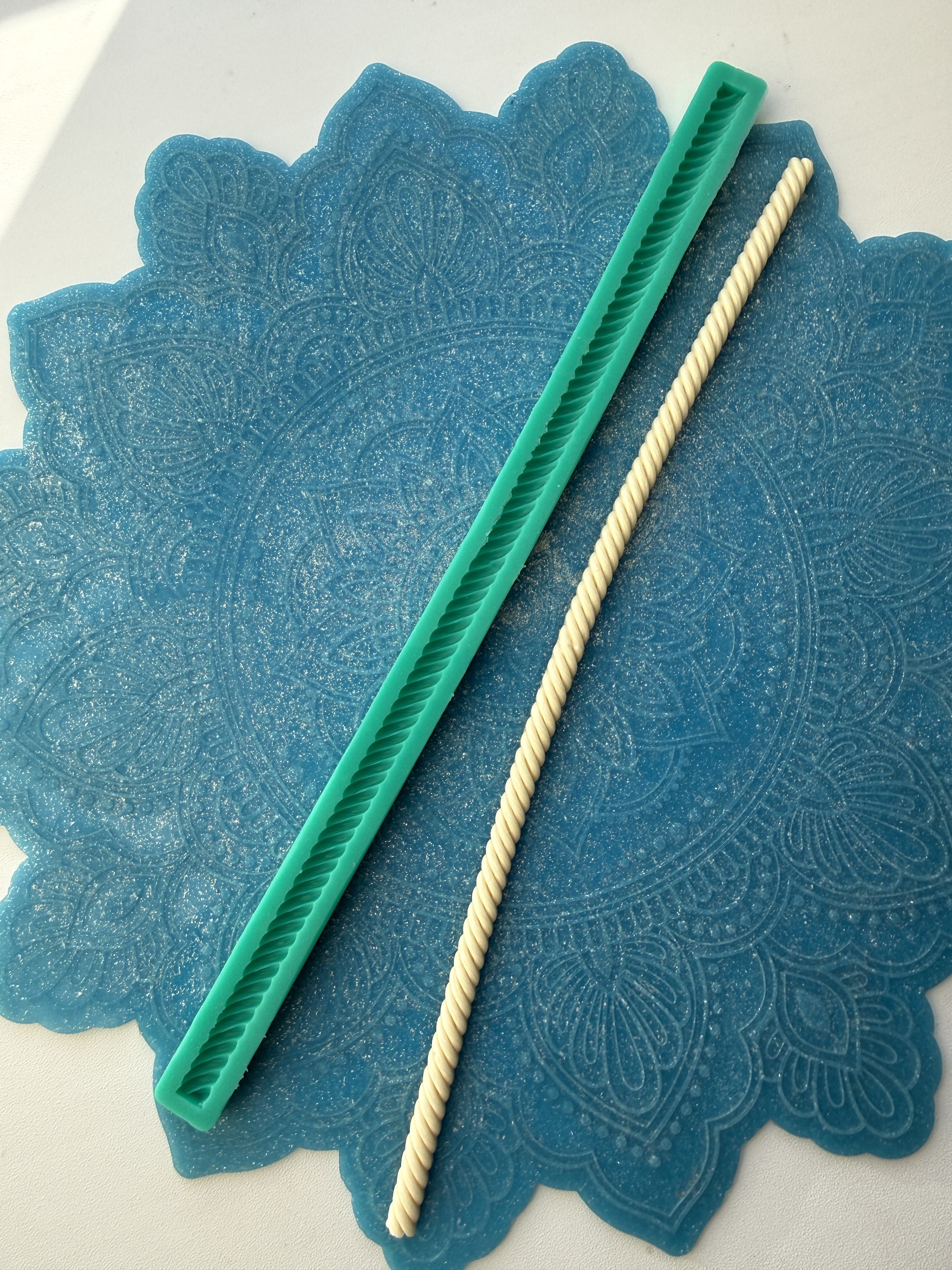 Молд бордюр "Веревка" (XXL)