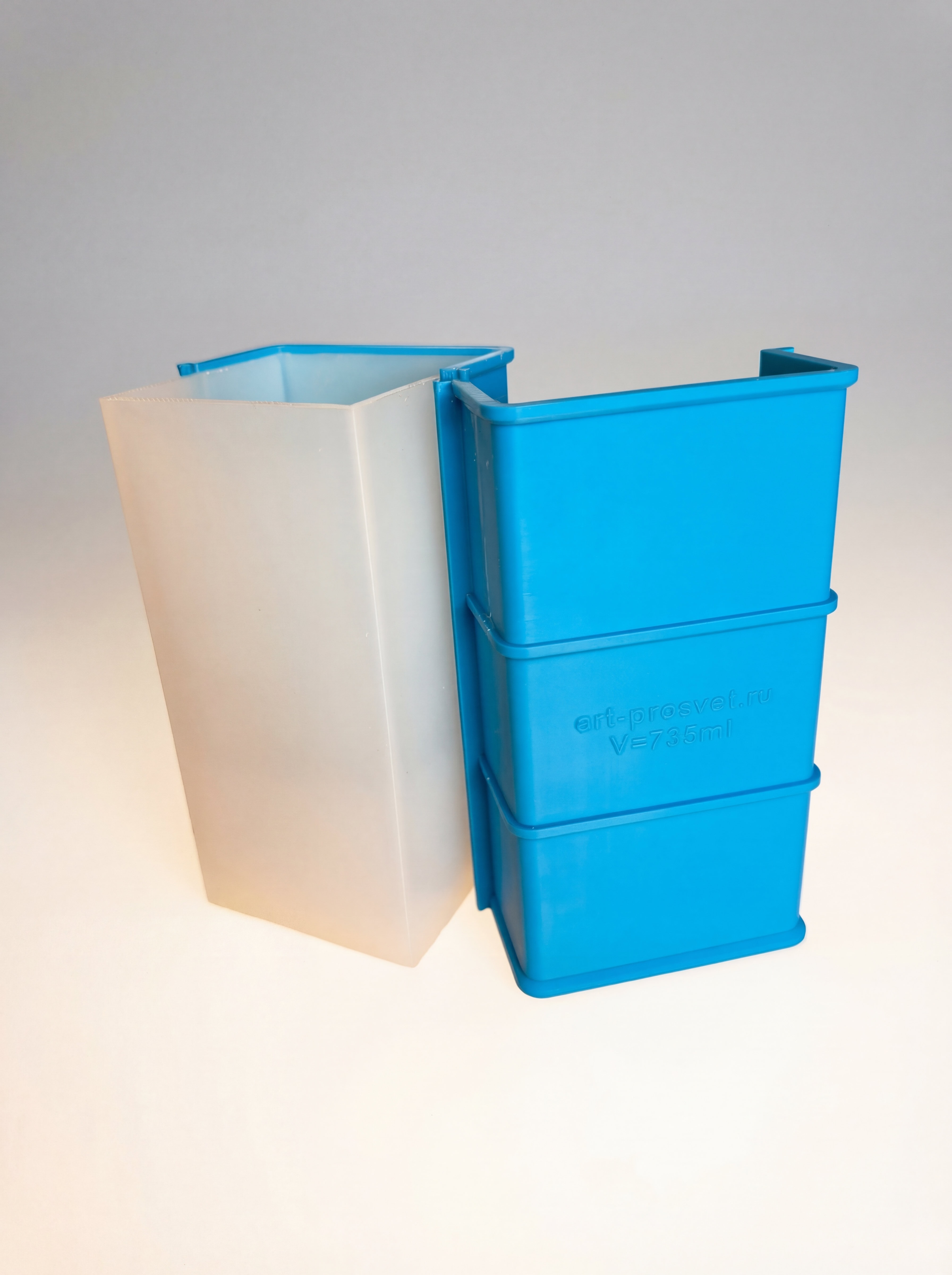 3D-молд "Параллелепипед 150х70х70мм с опалубкой" (XL)