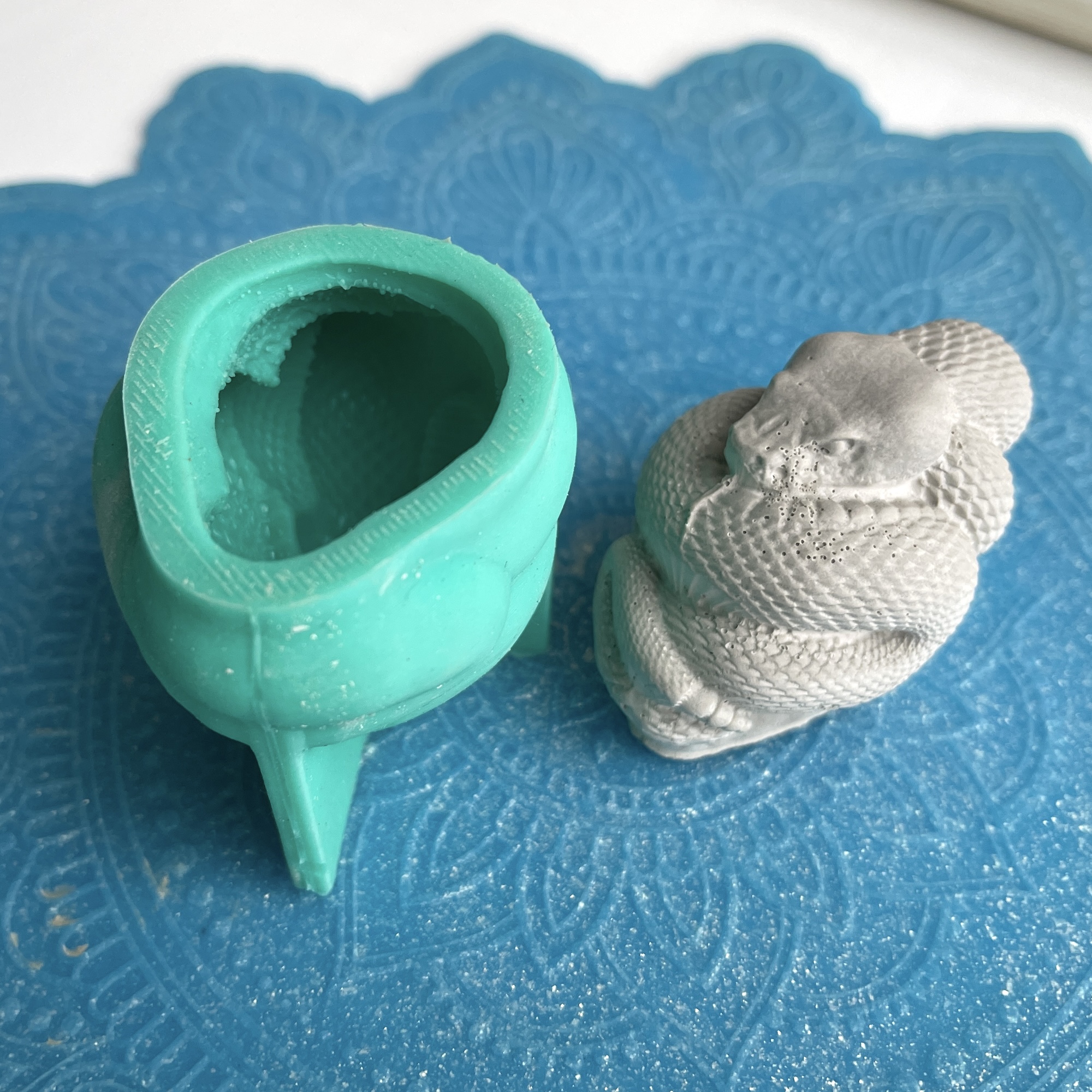 3D-молд "Змея в клубке 2" (M)