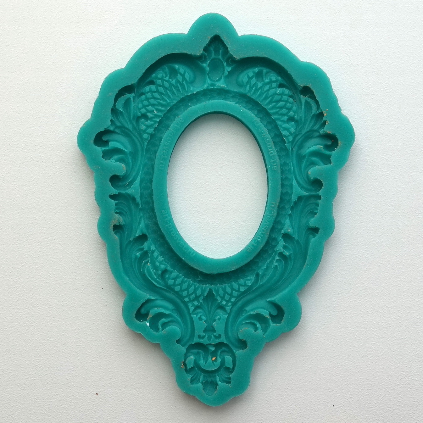 Молд "Овальная рамка" авторская ручная работа (L)