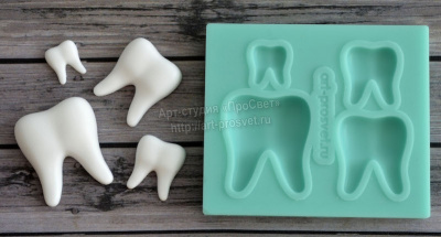 Молд "Зубики"