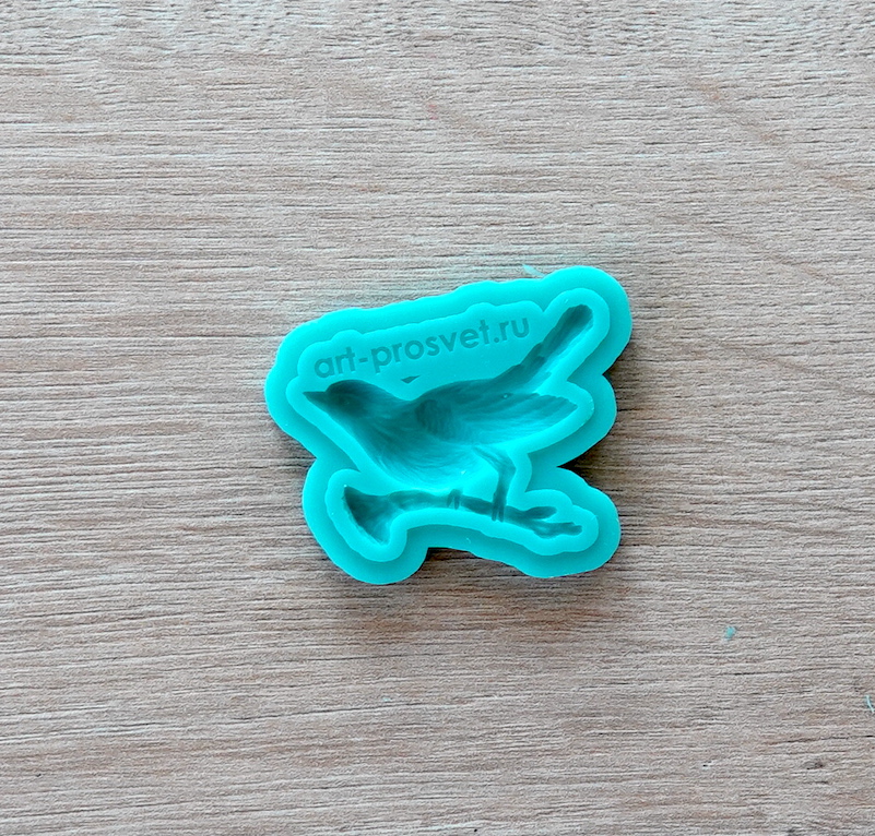 Молд "Птица на ветке" (XS)