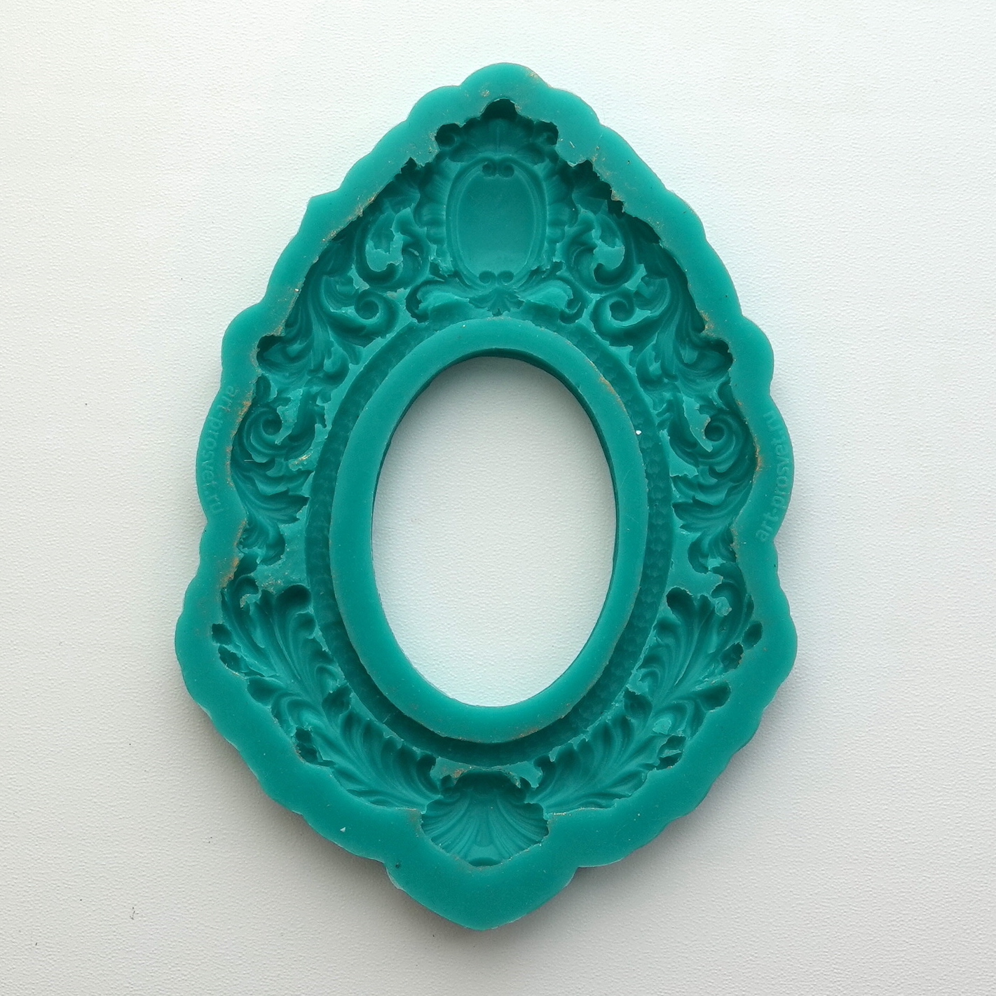 Молд "Овальная рамка" авторская ручная работа (L)