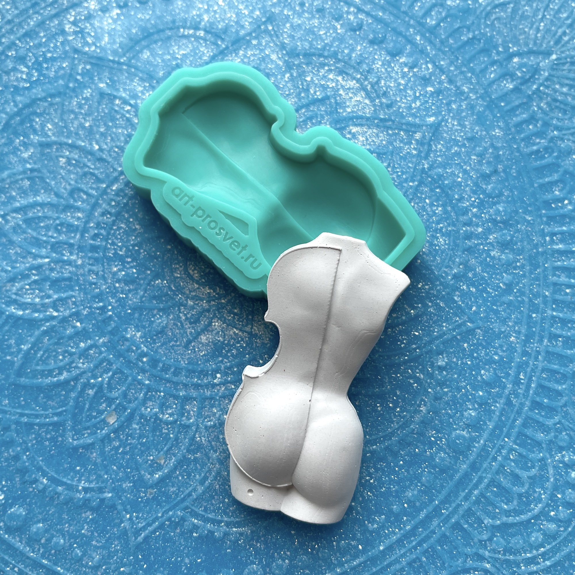 Молд "Женщина скрипка 2" (S)