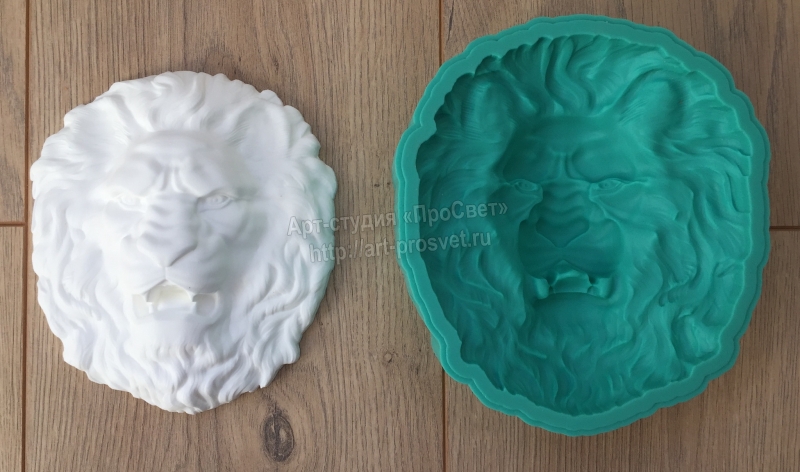 Молд "Голова льва", (XL)