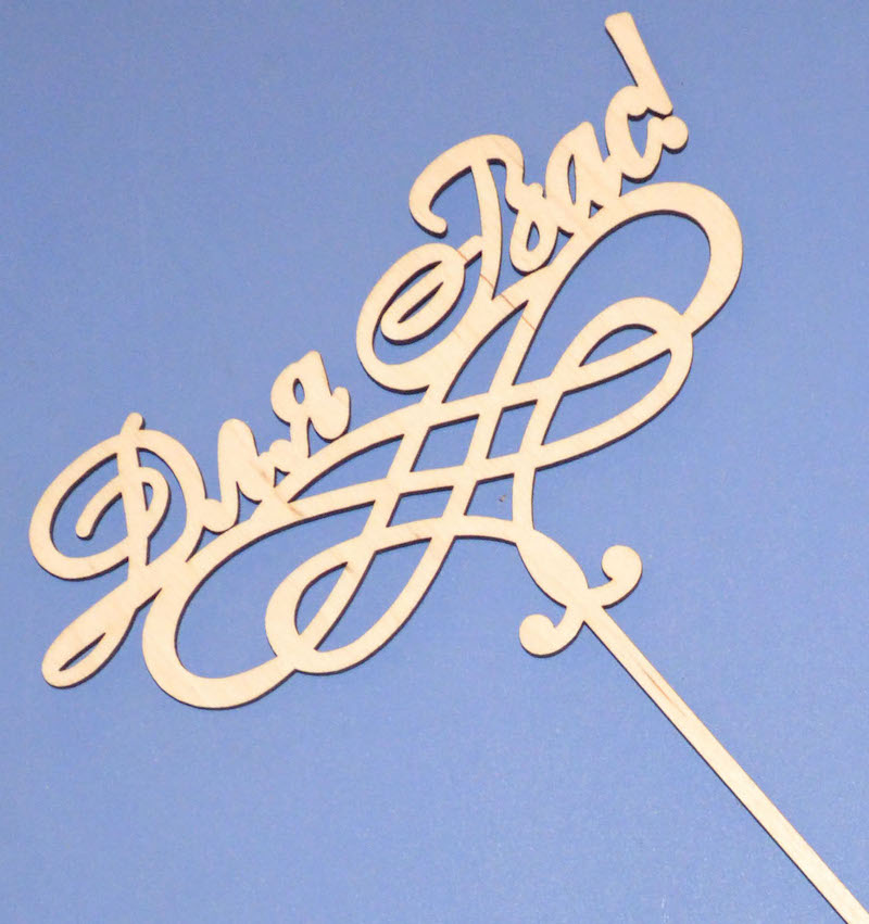 Топпер для букета "Для Вас!"