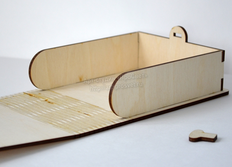 Деревянная заготовка "Шкатулка-книжка"