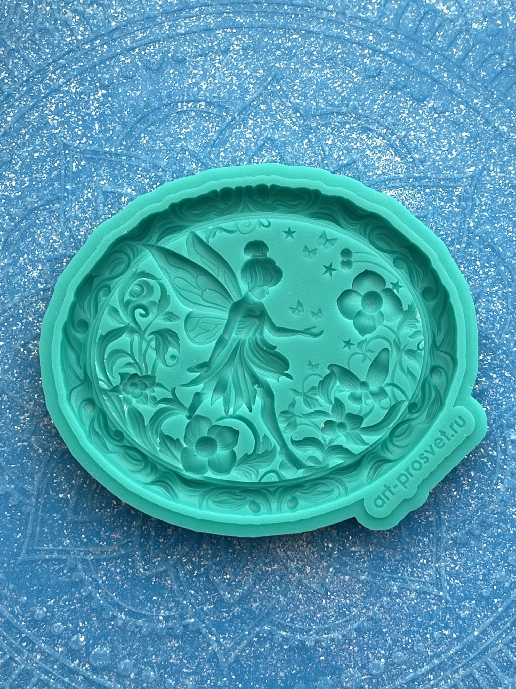 Молд панно "Фея на цветочном лугу" (M)