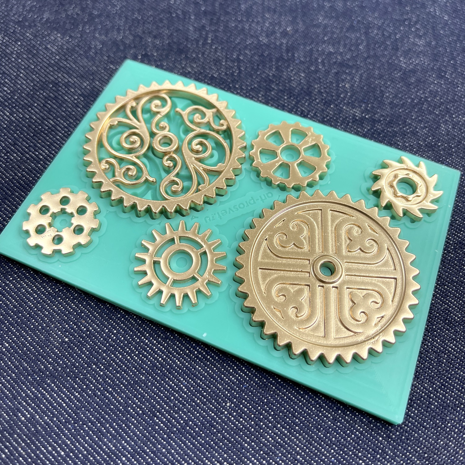 Молд набор "Винтажные шестеренки 1"