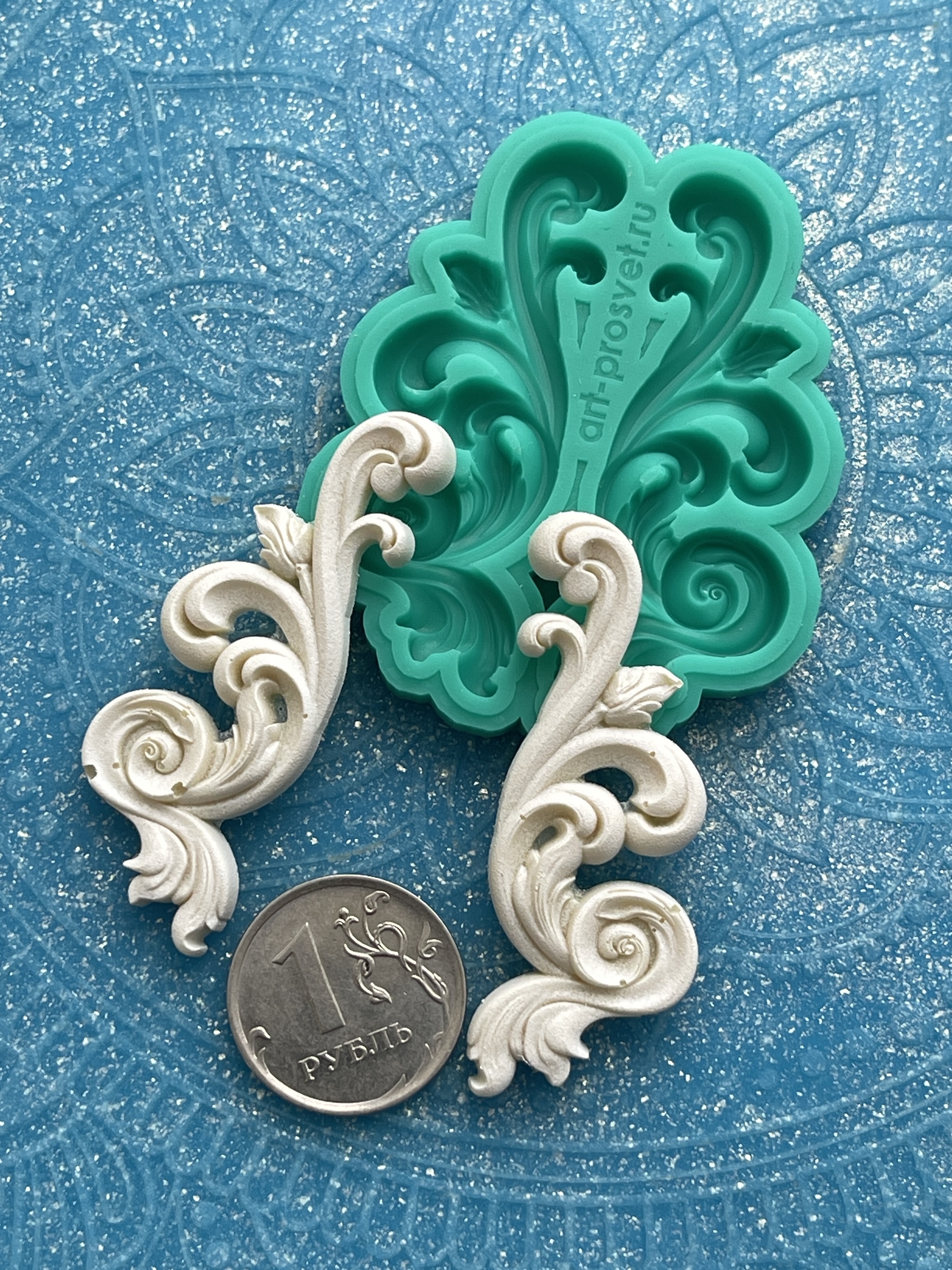 Молд набор "Вензели" (S)