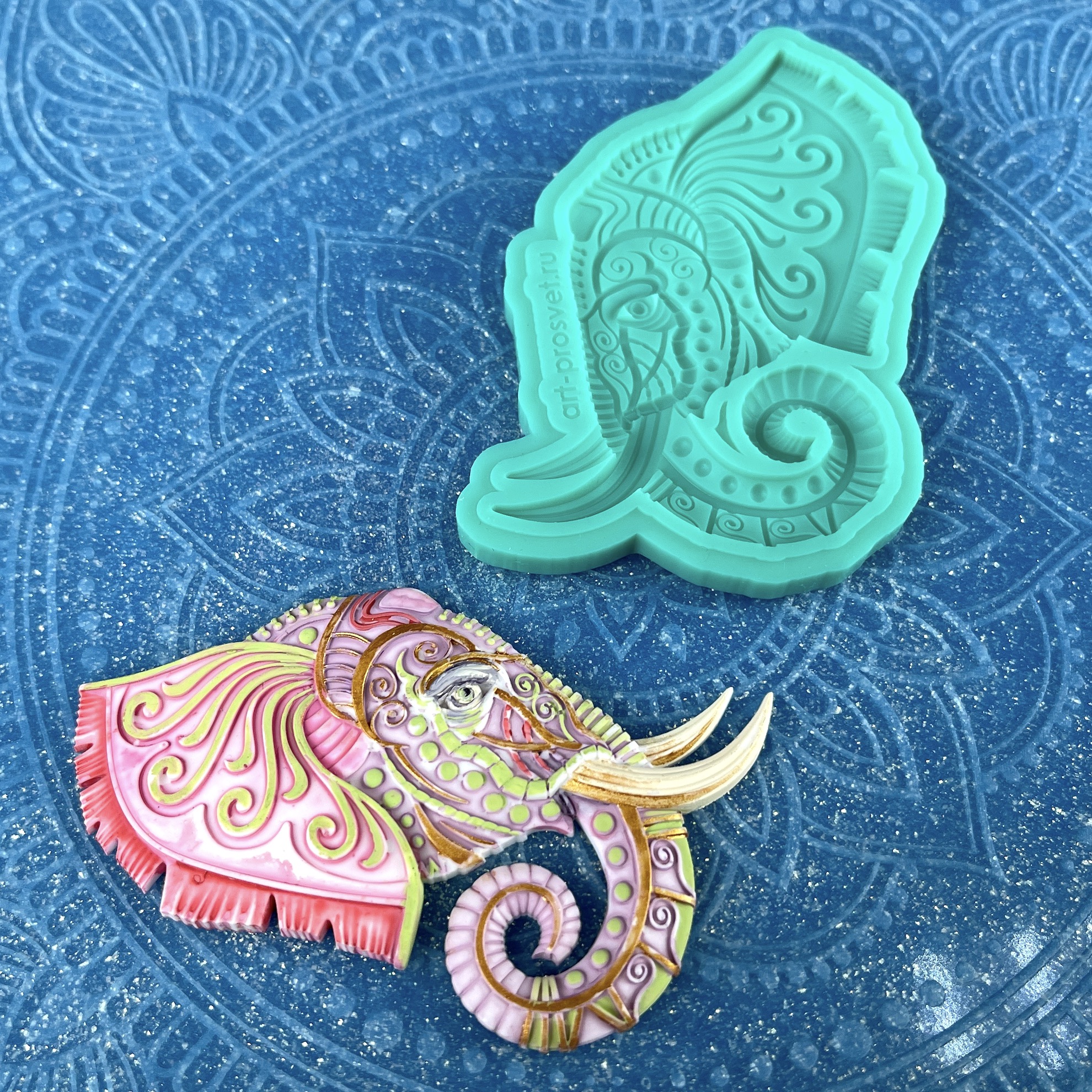 Молд "Этнический слон 1" (M)