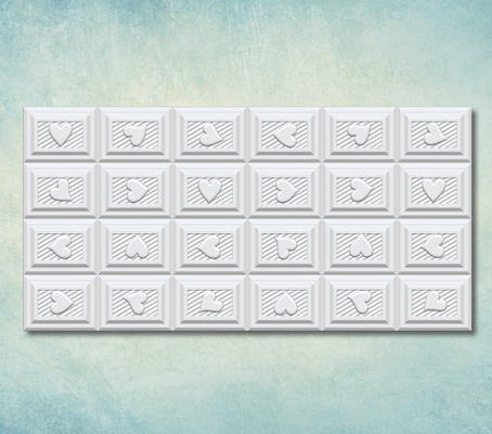 Молд для шоколада "Сердечки"