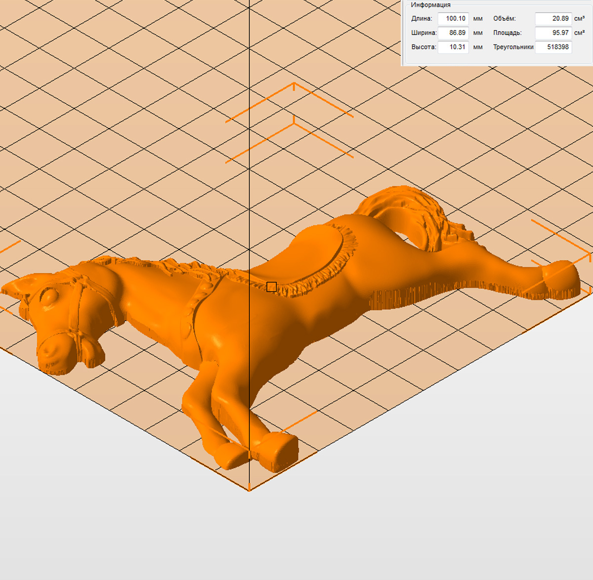 Молд "Лошадка" левый  (L)