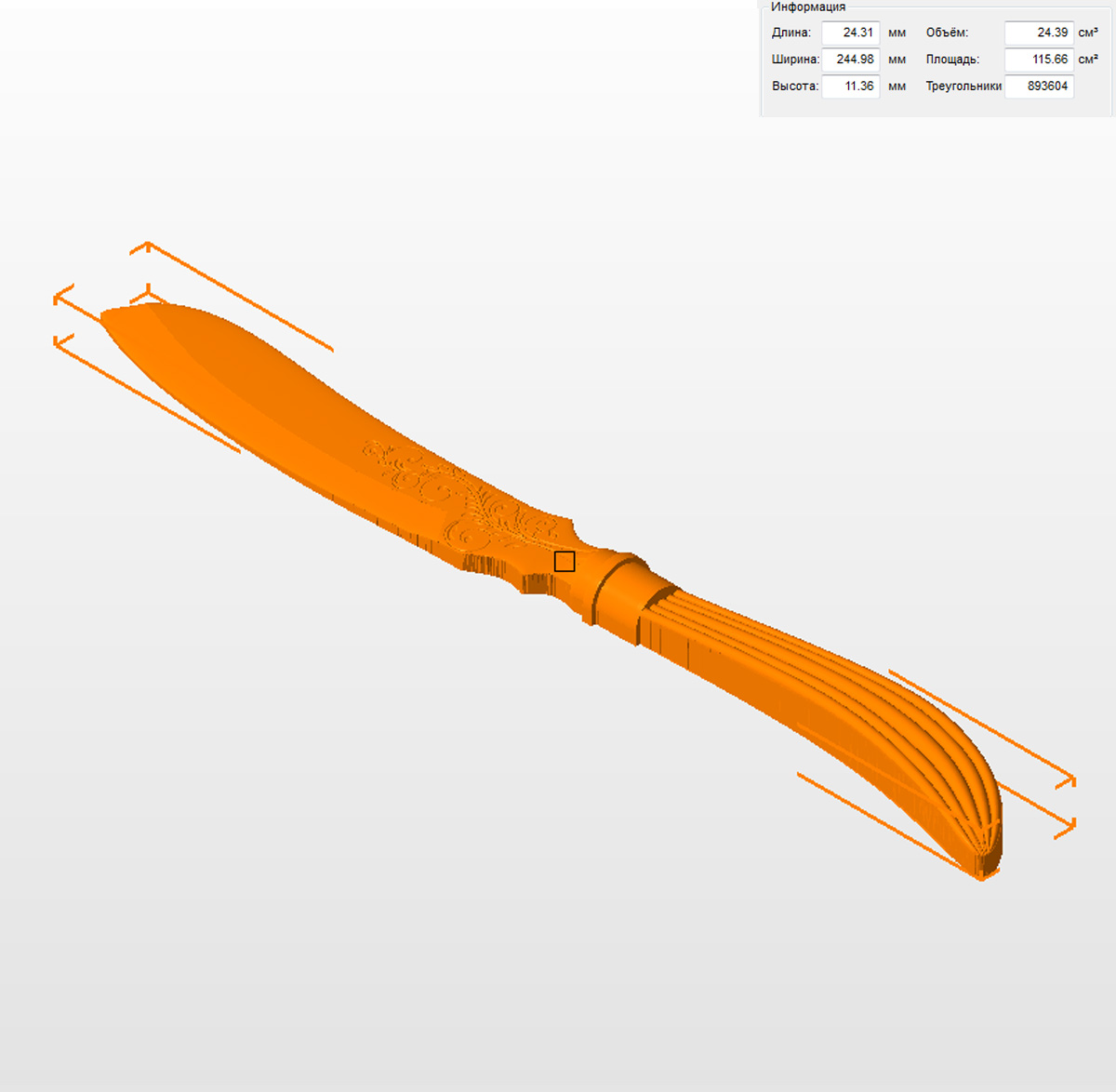 Молд "Нож" (XXL)