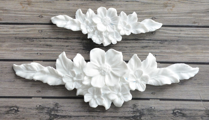 Молд "Цветочный бордюр" малый