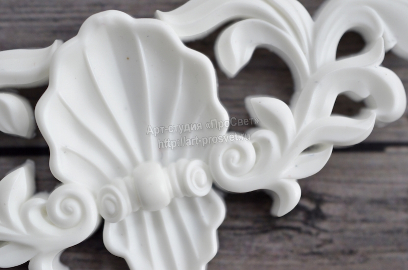 Молд орнамент "Морская раковина"