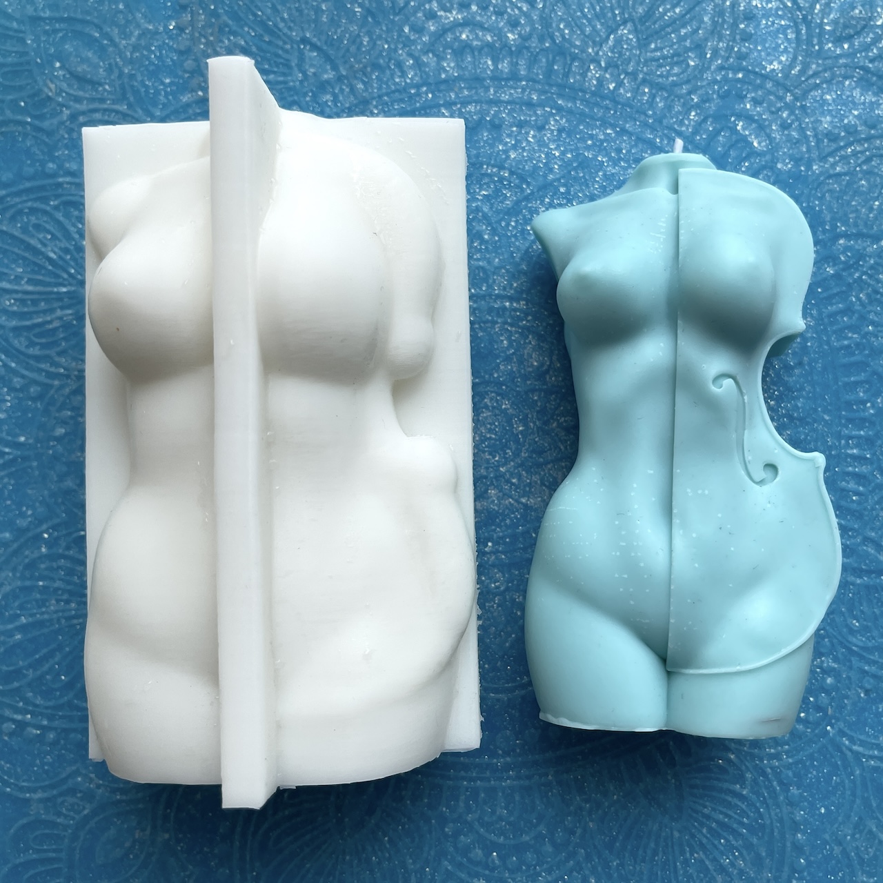 3D-молд "Женщина-скрипка" (L)