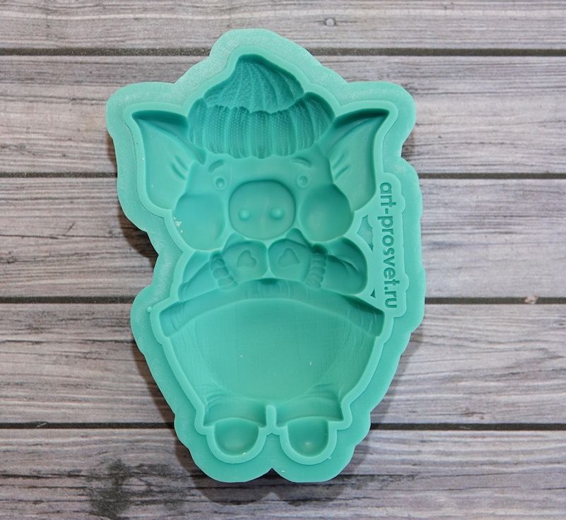 Молд "Поросенок в штанах", большой