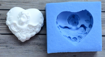 Молд "Ангел на сердце 2"