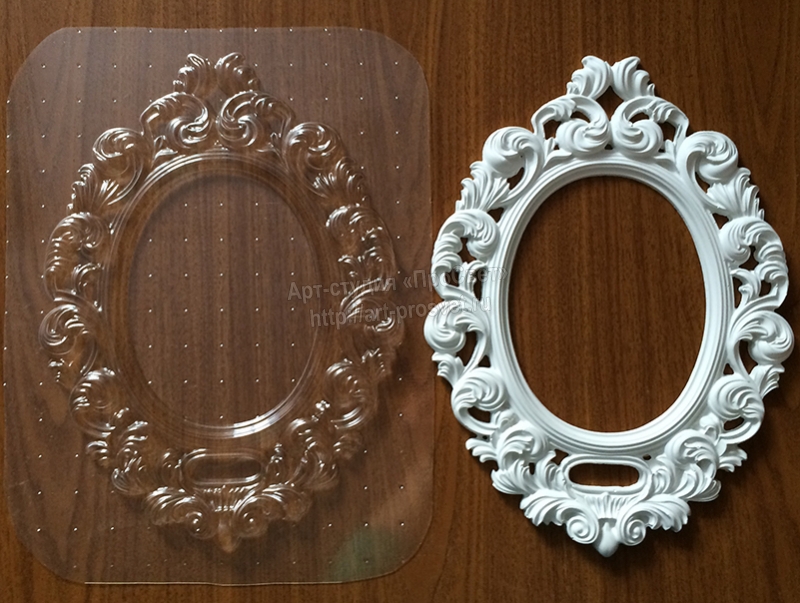 Пластиковая форма "Морозная рамка"