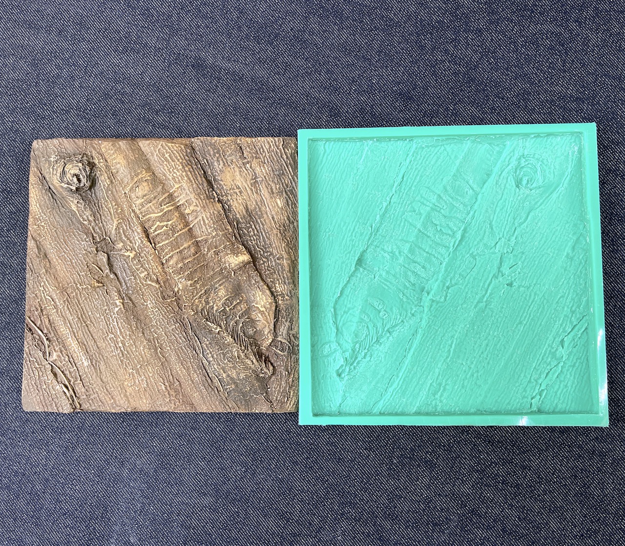 Молд плитка "Кора яблони 1" авторская ручная работа (XL)