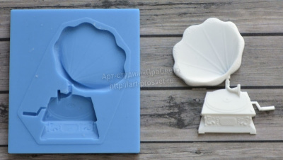 Молд "Ретро граммофон"