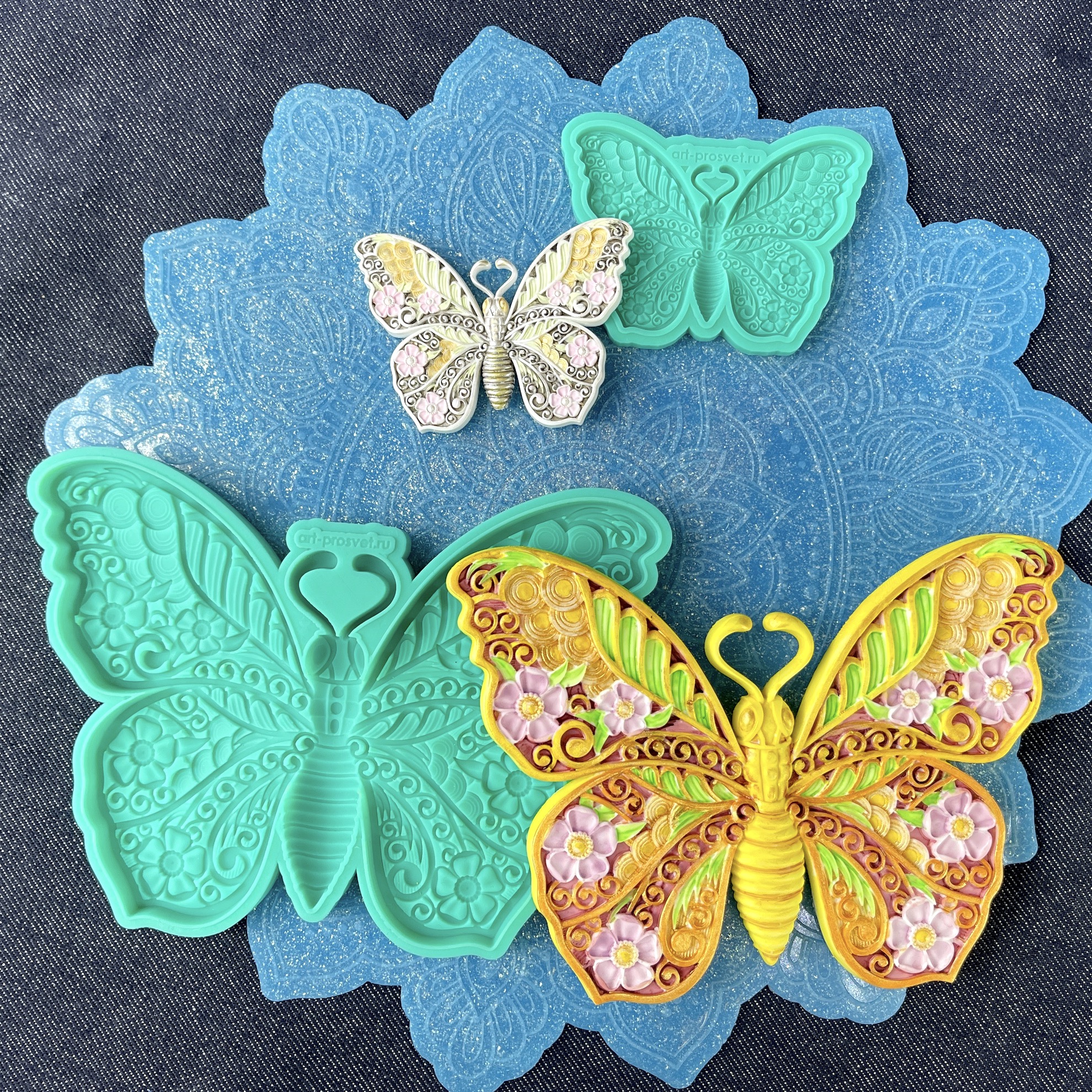 Молд "Этническая бабочка 3" (M)