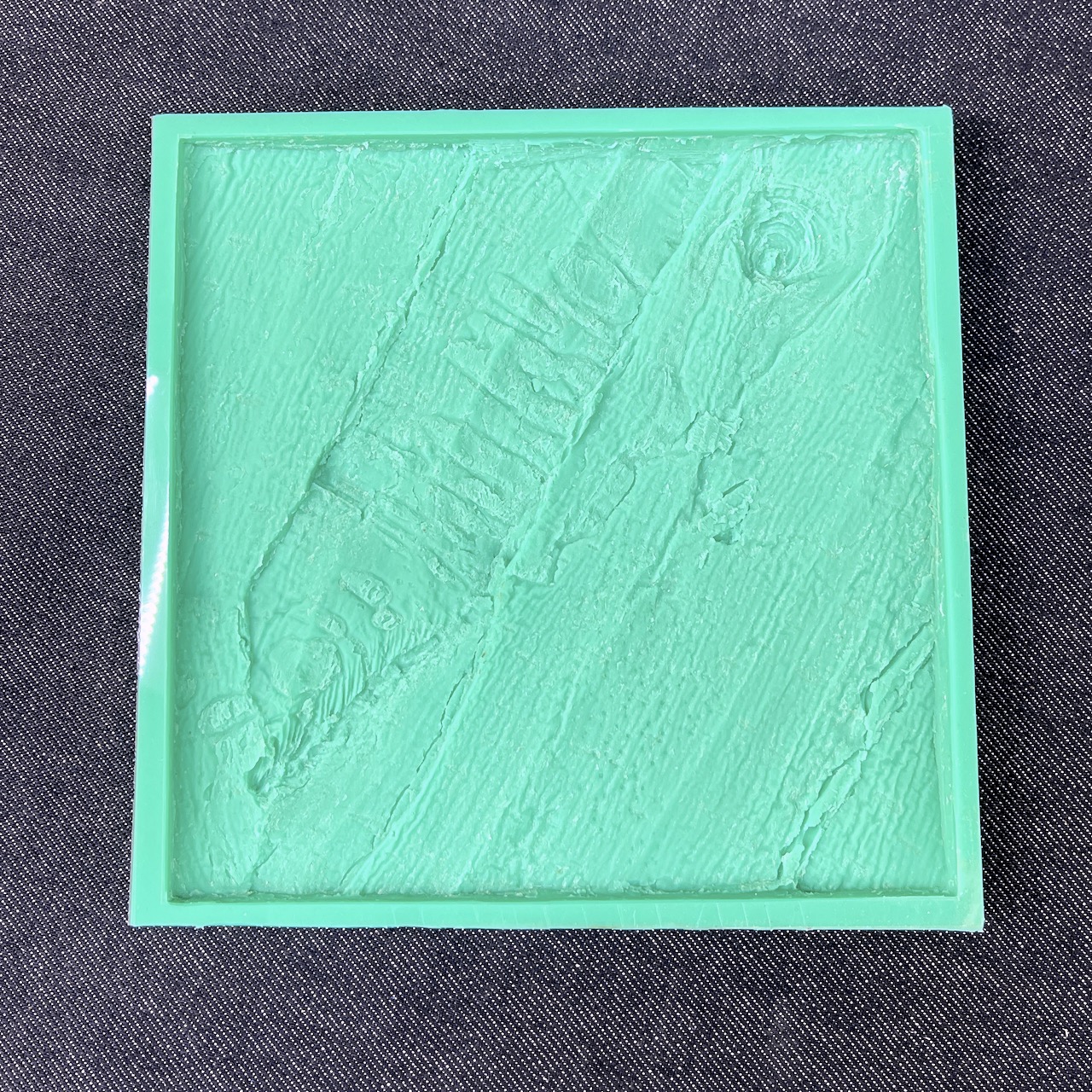 Молд плитка "Кора яблони 1" авторская ручная работа (XL)