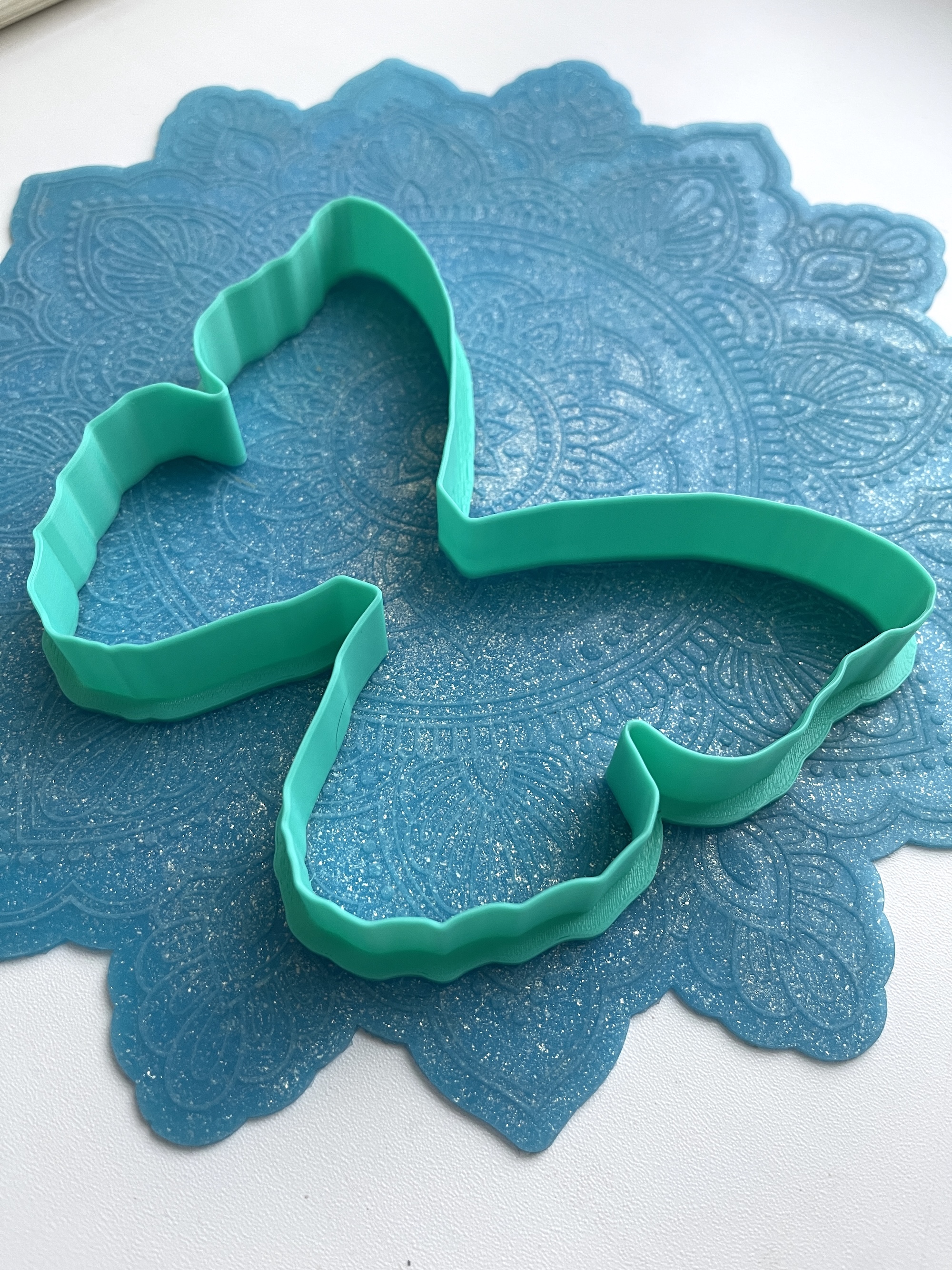 Форма-нож для теста, мастики, глины "Бабочка"