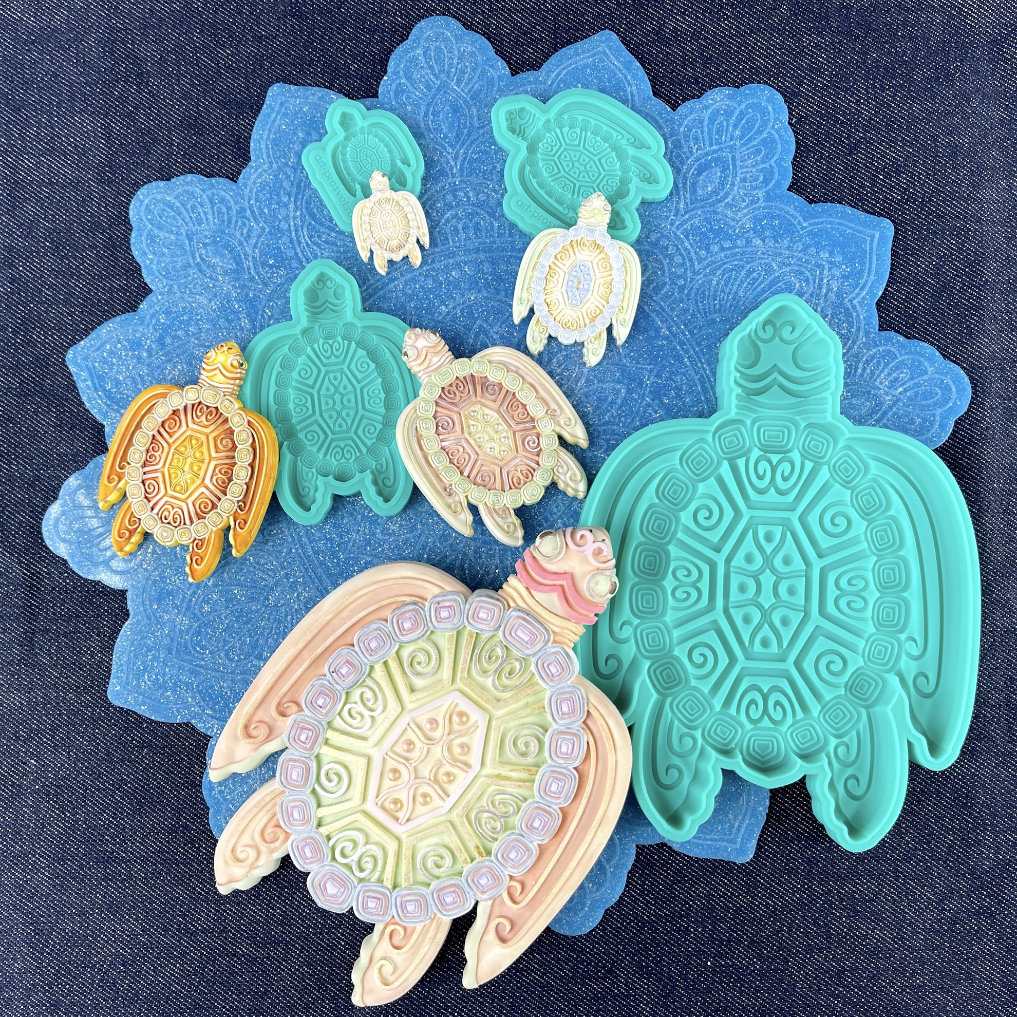 Молд "Этническая черепаха 1" (XS)