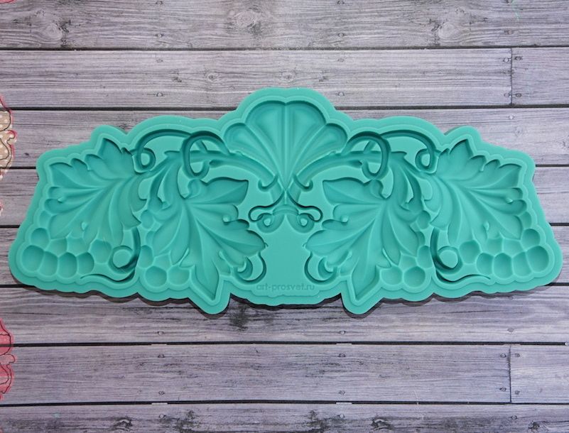 Молд "Элемент декора с виноградом"