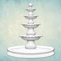 Молд "Фонтан" (L)